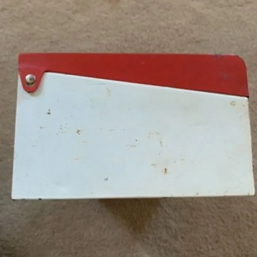 The American Home Menu Maker Vintage Metal Recipe Case